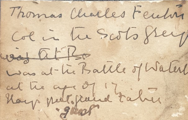 FENTON, Col. Thomas Charles 09 (STROAT)